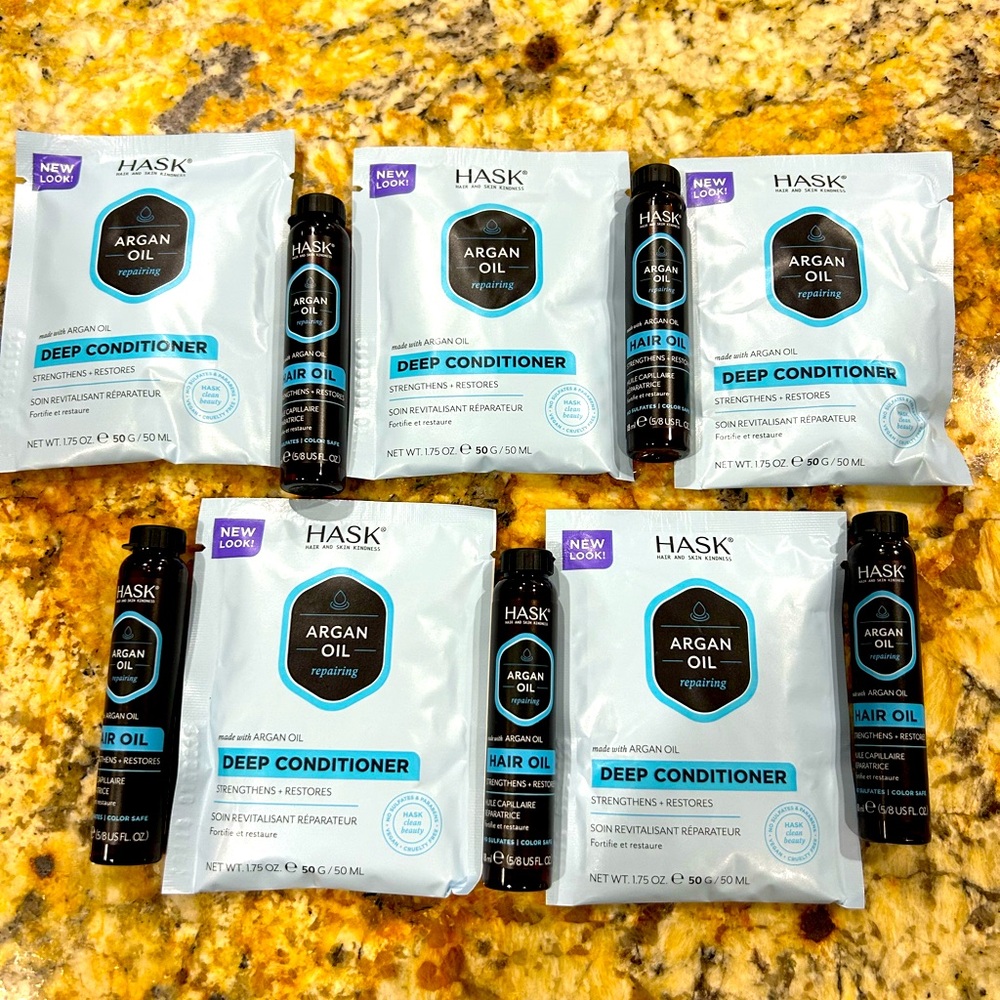 10 ‼️ Hask argon Repairing Hair oil and mask 🤯